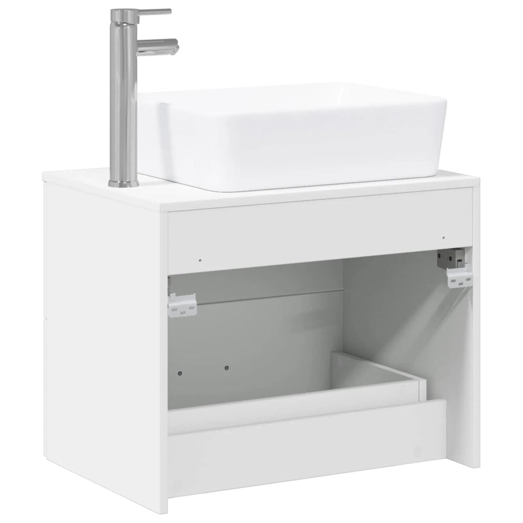 Set di mobili per il bagno Bianco Legno ingegnerizzato 3404390