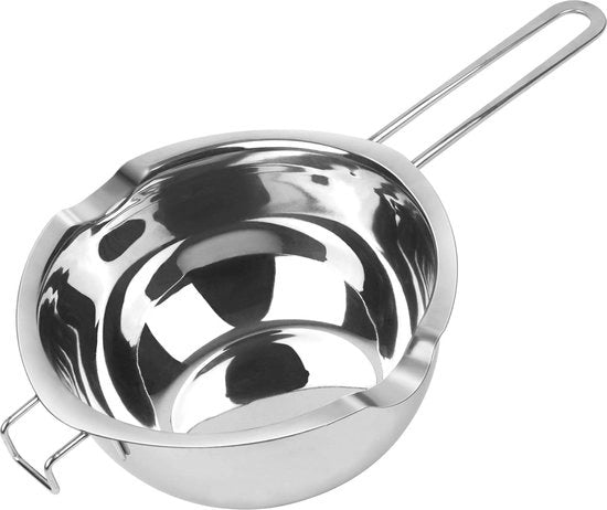 Smaltatrice 1000 ml - Pialla in Acciaio Inossidabile per Cioccolato, Burro, Formaggio, Zucchero