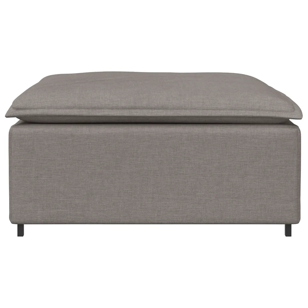 Divano componibile-Divano Modulare Poggiapiedi Modulo Talpa 100x100x48 cm