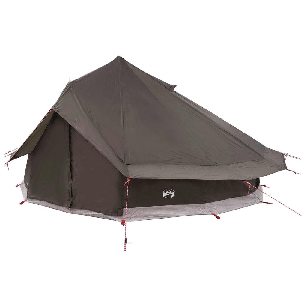 Tenda Tipi con tetto Marrone Grigio 700 x 700 x 395 cm 42029020