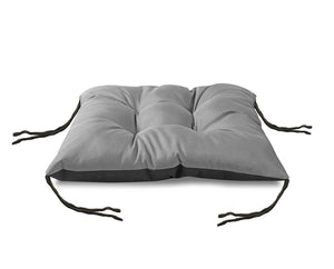 Cuscino da giardino impermeabile AIO FACTORY 42x42 cm per cani grigio scuro