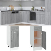 Mobile con Cassetto “Lyon” Grigio Sonoma 30x46x81,5 815568