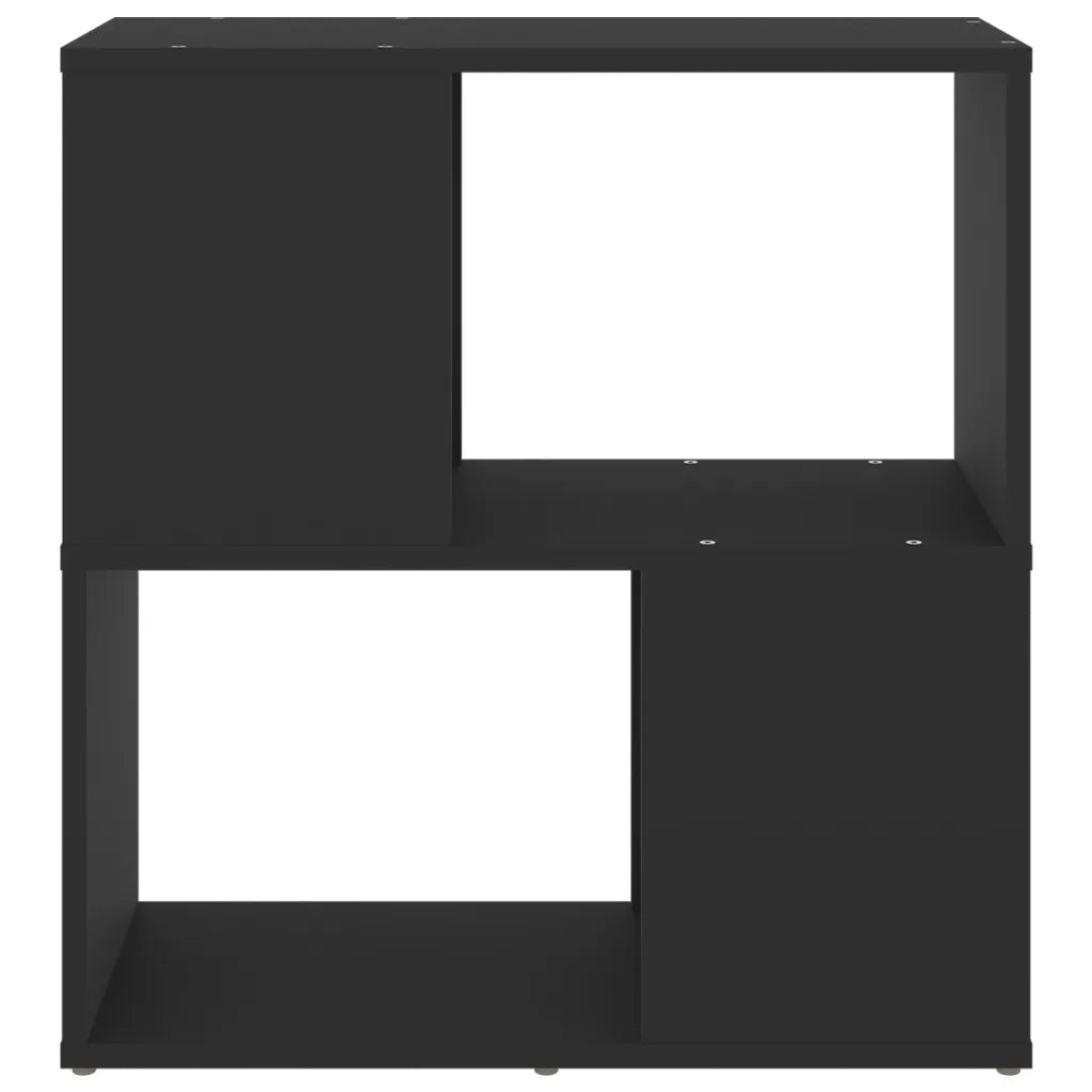 Libreria Nera 60x24x63 cm in Truciolato 809063