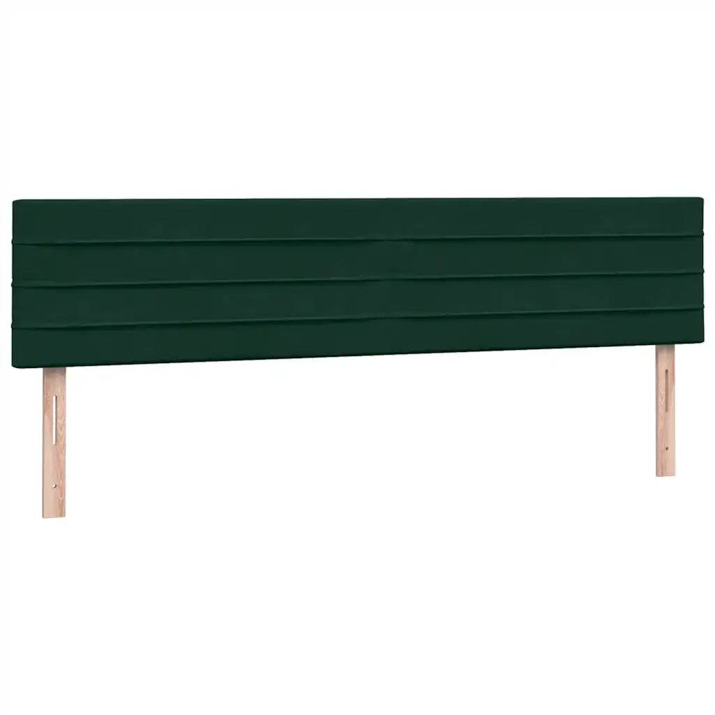 Giroletto a Molle con Materassi Verde Scuro 180x220 cm Velluto 3317664