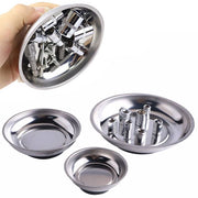 Trade Shop - Set 3pz Vassoio Vaschetta Piatto Magnetico Porta Minuteria Viti Bulloni 7/11/15 -