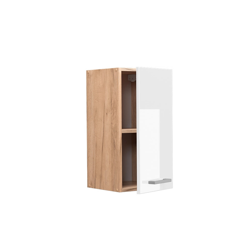 Vicco Pensile da cucina Bianco lucido 30 cm