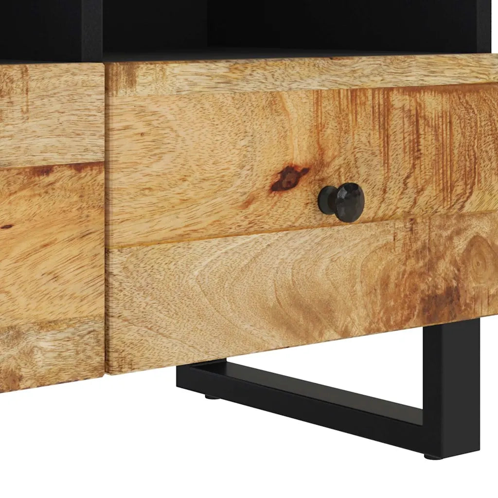 Mobile Porta TV 70x33x46 cm in Legno Massello di Mango 345223