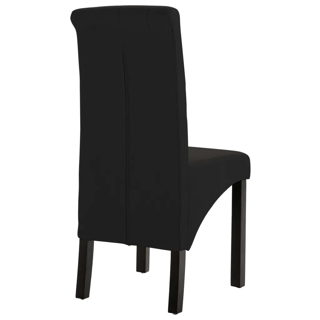 Sedie da Pranzo 2 pz Nere in Tessuto cod mxl 31536