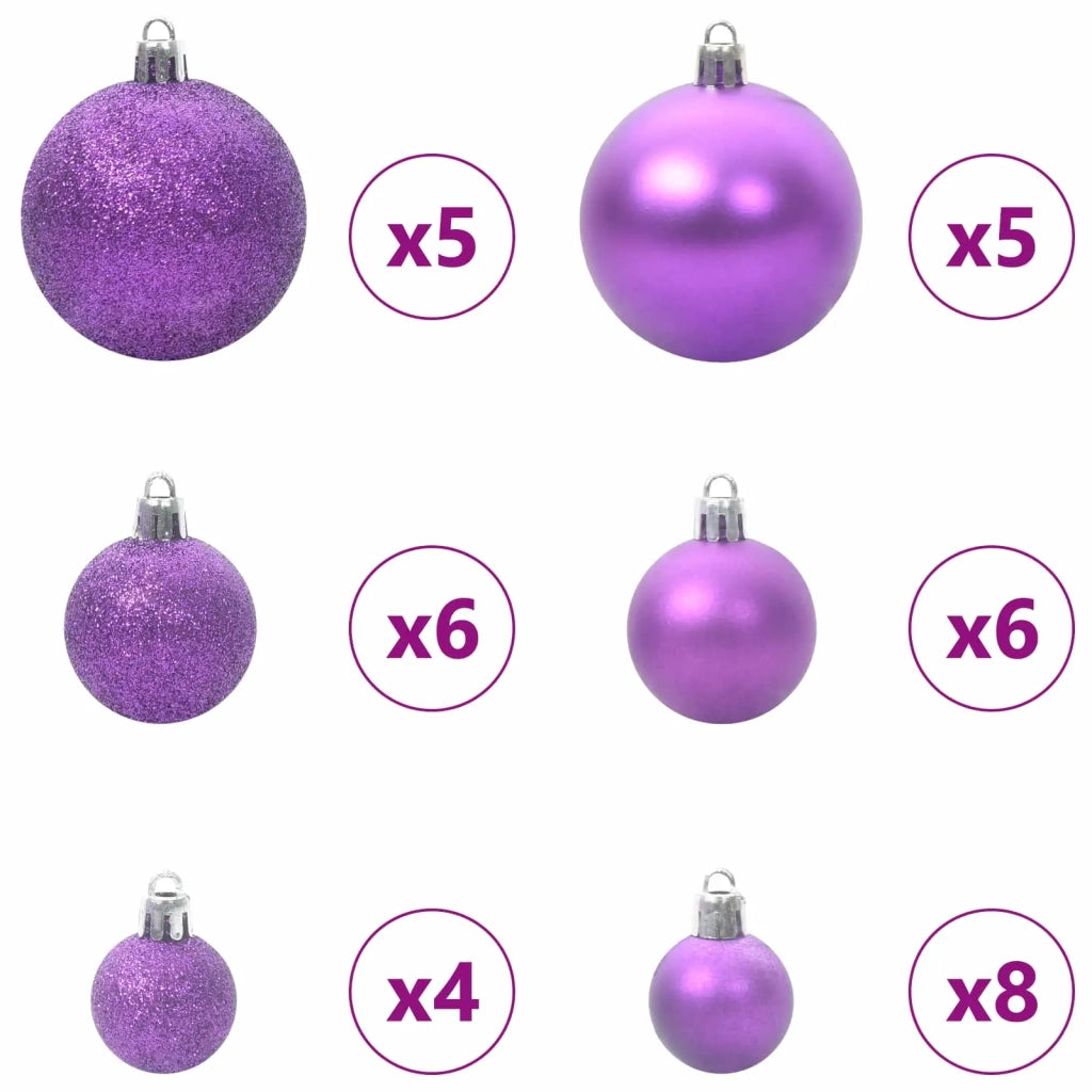 Albero di Natale artificiale Bianco 120 cm PVC e Acciaio 3426755