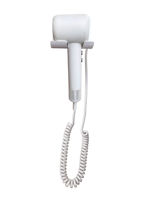 Asciugacapelli Professionale Compatto Vama PRO HAIR Motore Digitale Brushless 1500W con Base Murale Bianco