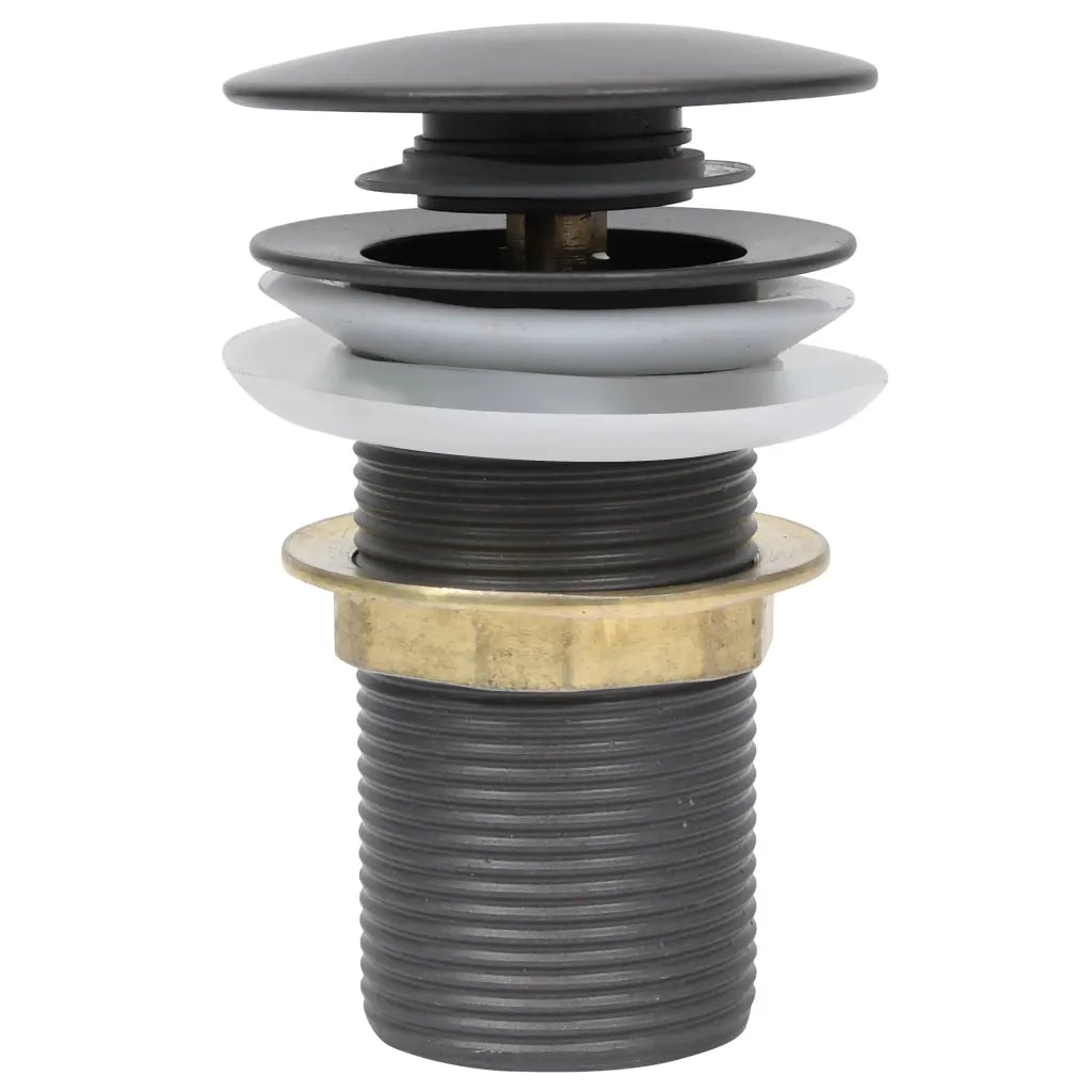 Scarico a Pressione Senza Troppopieno Grigio 6,4x6,4x9,1 cm 149063