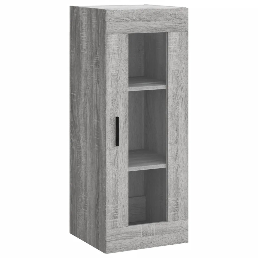 Armadietto a Muro | Mobile a Parete Grigio Sonoma 34,5x34x90 cm