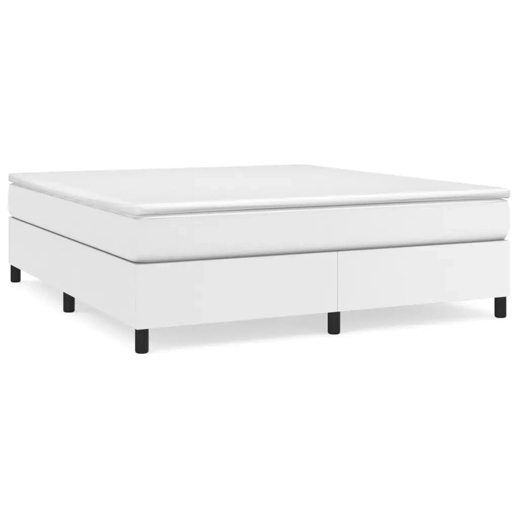 Giroletto a Molle Bianco 180x200 cm in Similpelle cod mxl 62938