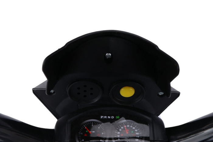 Moto Elettrica per Bambini 6V 3 Ruote con Suoni e Luci Rosso