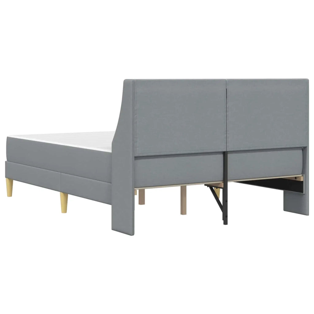 Struttura letto con materasso Grigio chiaro 140 x 200 cm 3414739
