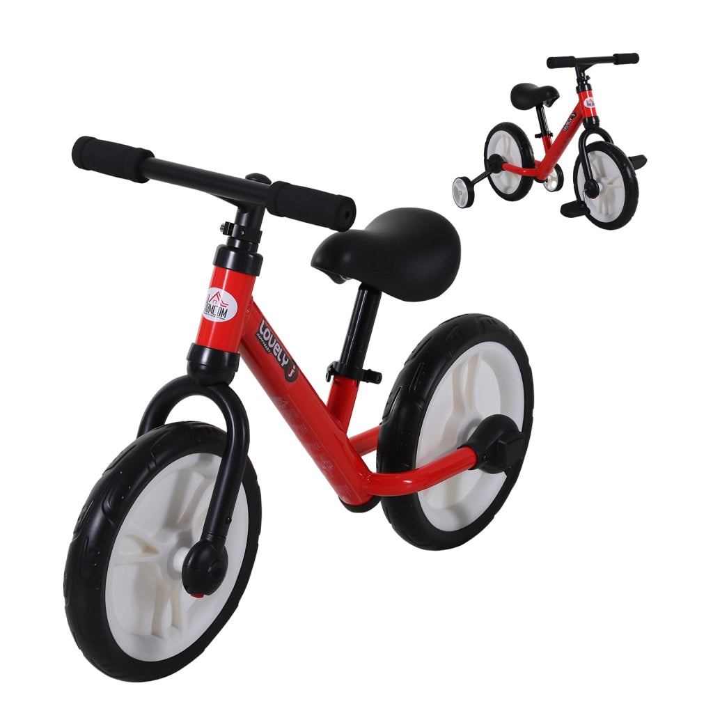 Bicicletta senza Pedali per Bambini 24+ Mesi con Sella Regolabile 33-38cm ¨C zephmum ¨C Rosso