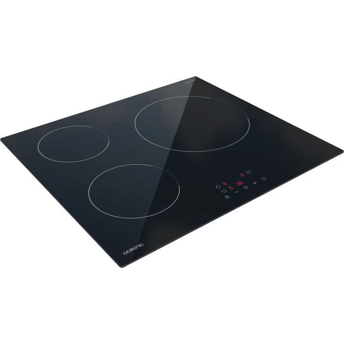 Piano cottura a induzione OCEANIC 3 fuochi L60 x P52 cm OCEATI3Z7B