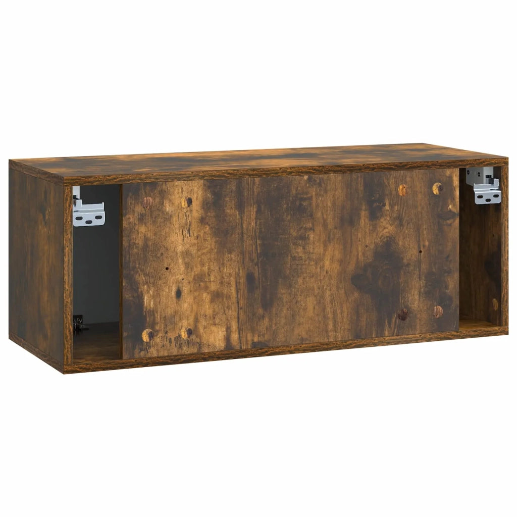 Mobile Porta TV da Muro 78,5 x 31 x 30 cm Rovere Fumo 899230