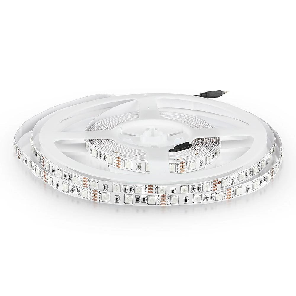 Striscia LED V-TAC RGB 5m 12V SMD5050 IP20 10,8W/m