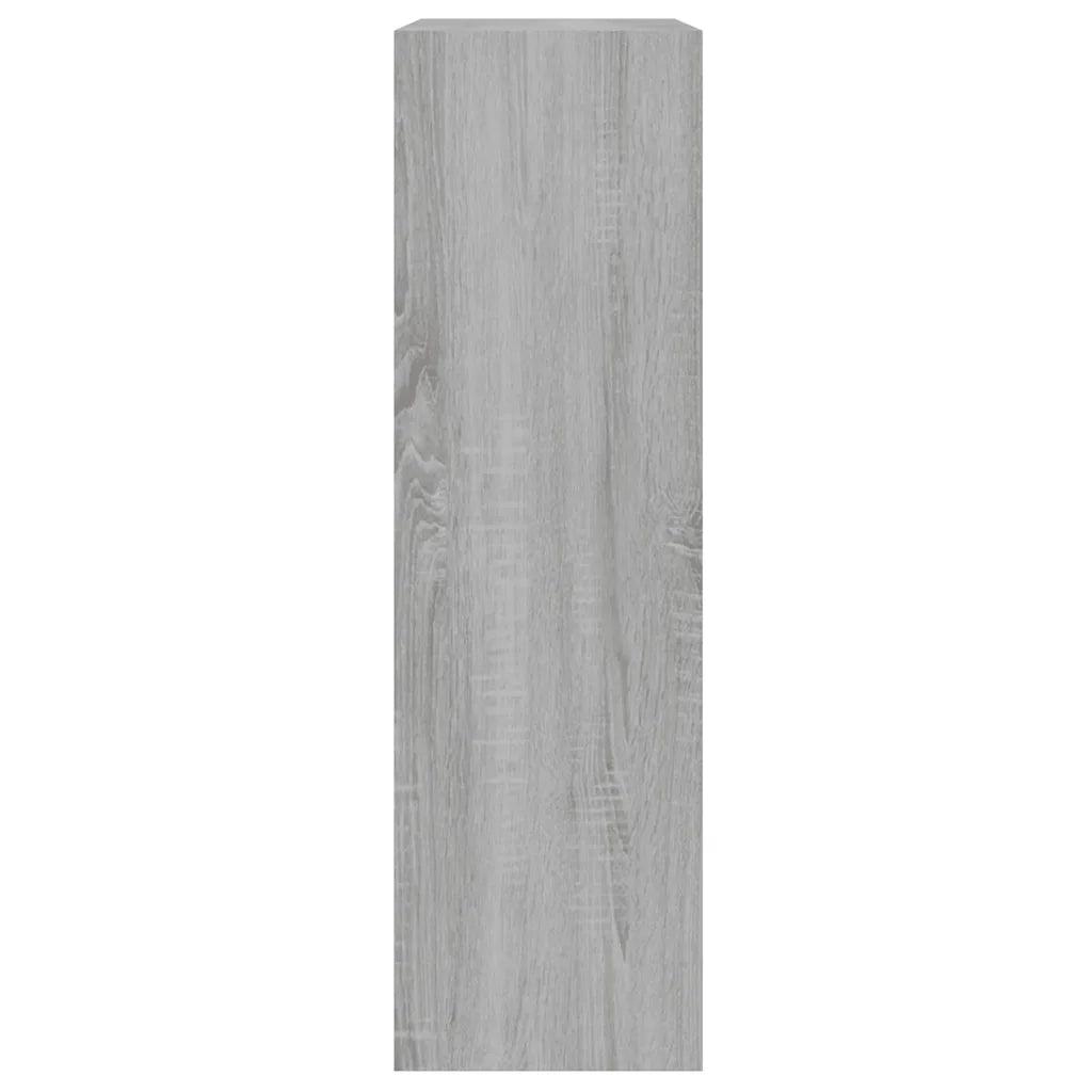 Scarpiera-Scaffale per scarpe Grigio Sonoma 63x24x81 cm in Legno Multistrato