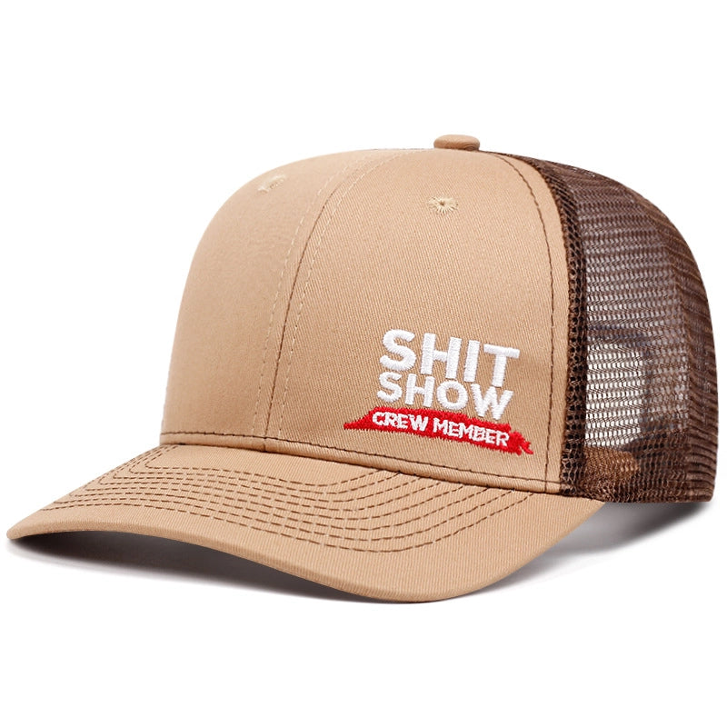 MEMBRO DELLA CREW SHIT SHOW Cappellino da baseball color kaki