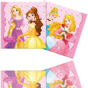 Trade Shop - Set 20 Pezzi Tovaglioli Di Carta Usa E Getta Feste Principesse Disney Land 795 -