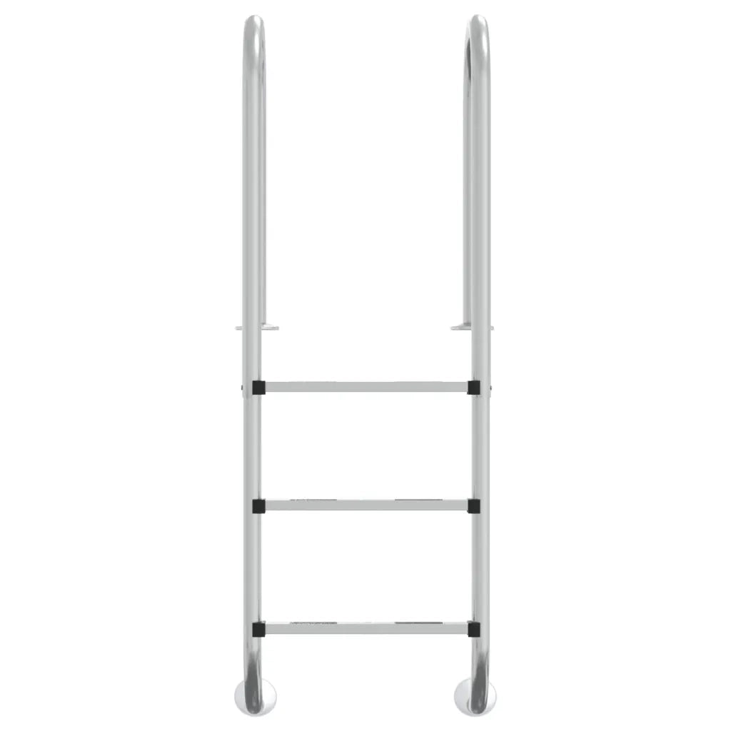 Scala per Piscina 54x38x158 cm Acciaio Inox 304