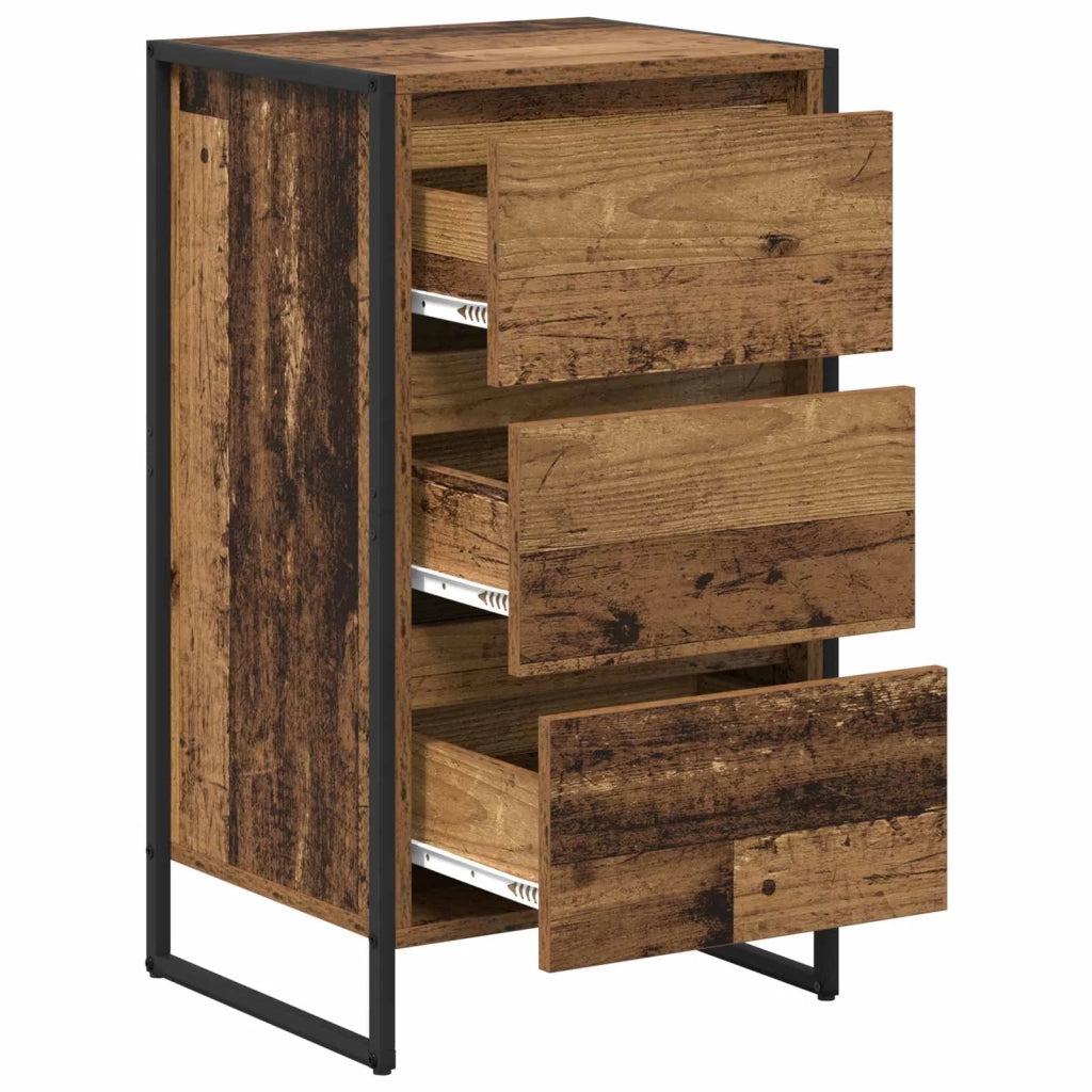 Credenza-Buffet-Armadio da cucina Legno vecchio 42 x 36 x 75.5 cm Legno multistrato