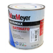 Max meyer acrimax 750ml smalto base acqua tutti i ral 8000, colore  marrone ocra - ral 8001, brillantezza satinato
