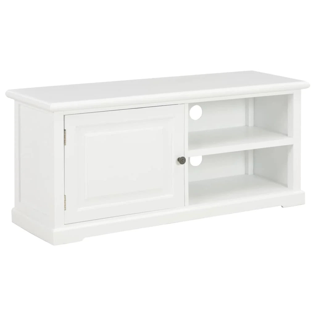 Mobile/mobiletto/credenza porta TV in legno bianco da 90 cm (2502118)