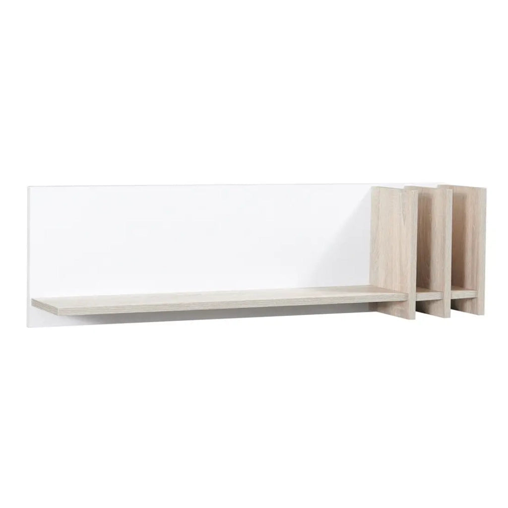 Mensole da muro MALMO 100 cm colore dab sonoma e bianco