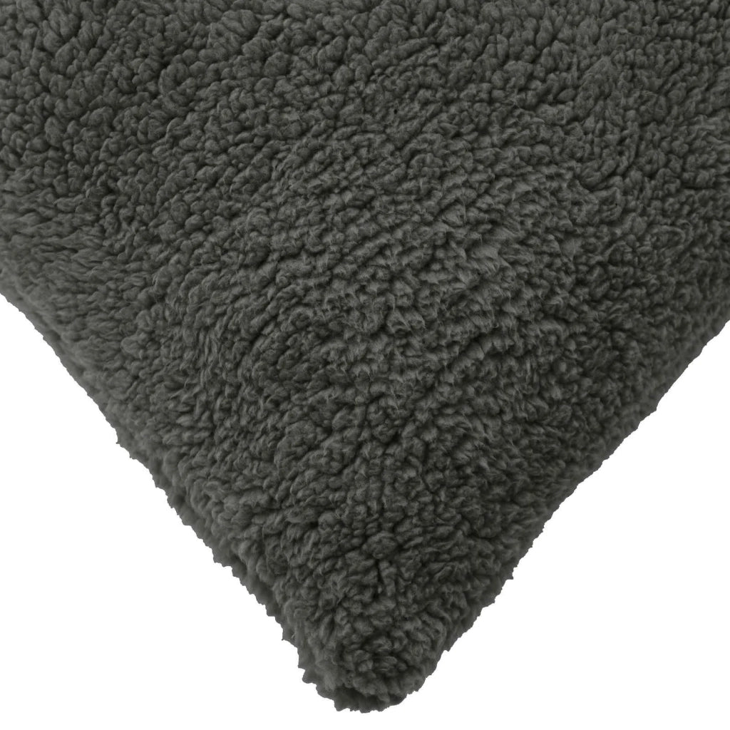 Federa 6 pcs HEERLEN Grigio Scuro 70 x 70 cm Bouclé 913396