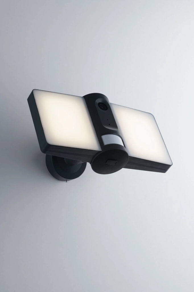PROIETTORE LED VYSOR ANTRACITE 20W 2640LM 4000K DIMMERABILE CON VIDEOCAMERA E SENSORE  Wi-Fi IP54 26,5X13,