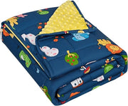Decongestione Anti-Stress - Coperta di Cotone con Campane di Vetro - Decongestionante per Adulti e Bambini - 105x150cm - 4.5kg