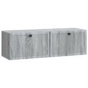 Mobile Porta TV da Muro Grigio Sonoma 98 x 31 x 30 cm