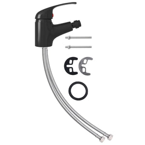 Rubinetto Miscelatore per BidÃ¨ Nero 13x12 cm cod mxl 50533