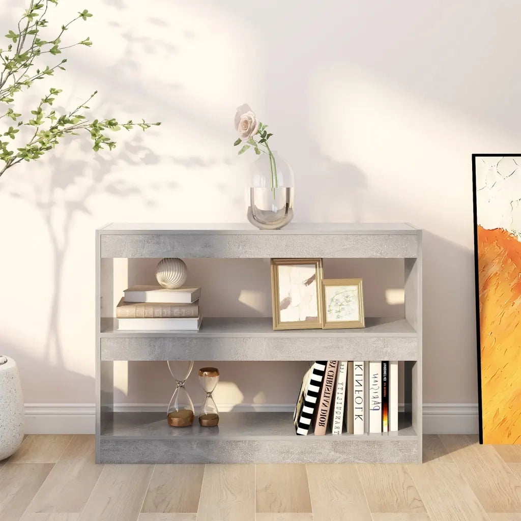 Libreria/Divisorio Grigio Cemento 100x30x72 cm 811740
