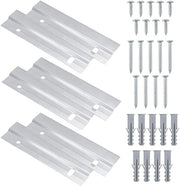6 pezzi di supporti per specchi da parete, klamp francese, rail francese, kit hardware per appendere quadri, supporto per specchi, pannelli, pannelli, cappe, cornici d'arte