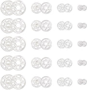 Set di viti a pressione 120 pezzi - plastica trasparente - 7