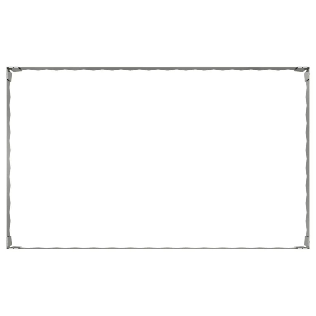 Bordura per Prato 100 x 60 x 20 cm Acciaio Argento 8008941