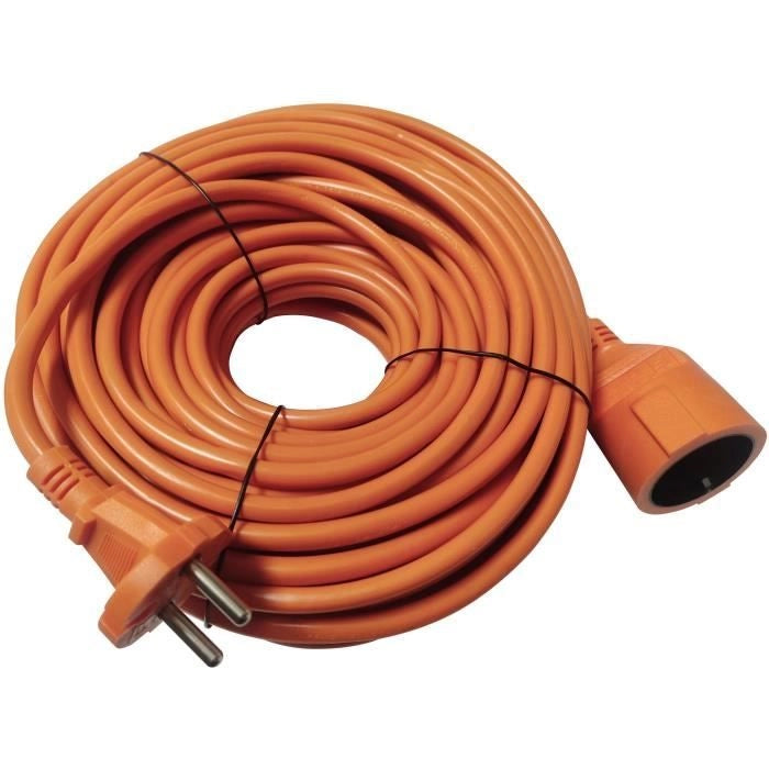 Prolunga - GENERICA - H05VVF 2x1,5 - 25 m - Arancione - Uso esterno
