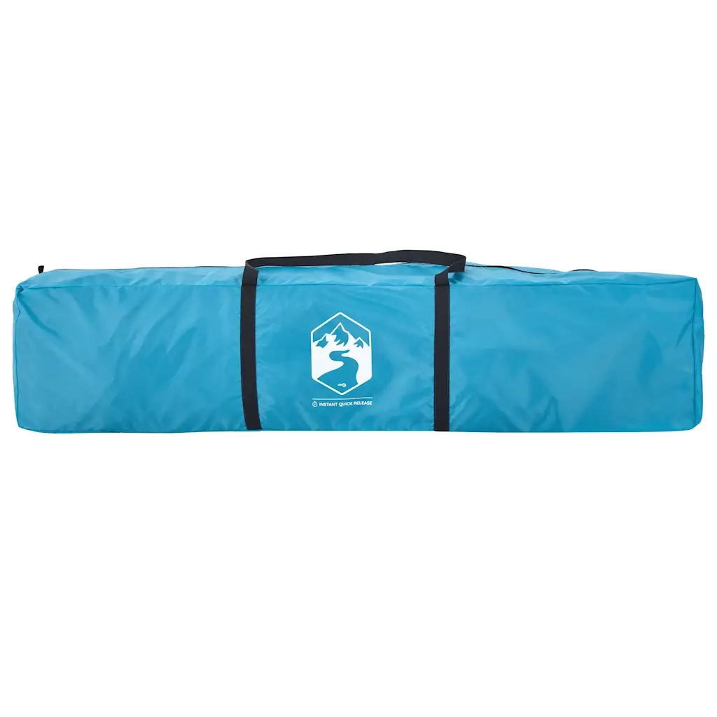 Tenda Familiare a Cupola 8 Persone Blu a Rilascio Rapido