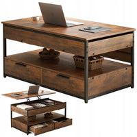 Tavolino da Caffè Marrone 100x48x50 cm