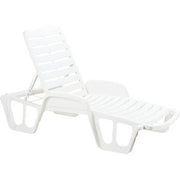LETTINO IMPILABILE PROGARDEN - PP BIANCO CM 71X192 H.CM 46