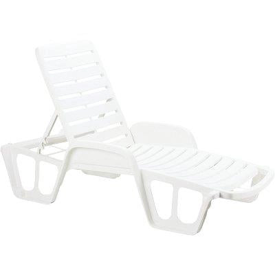 LETTINO IMPILABILE PROGARDEN - PP BIANCO CM 71X192 H.CM 46