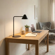 Lampada da tavolo LED Ambar con base in marmo nero opaco | Duzzle