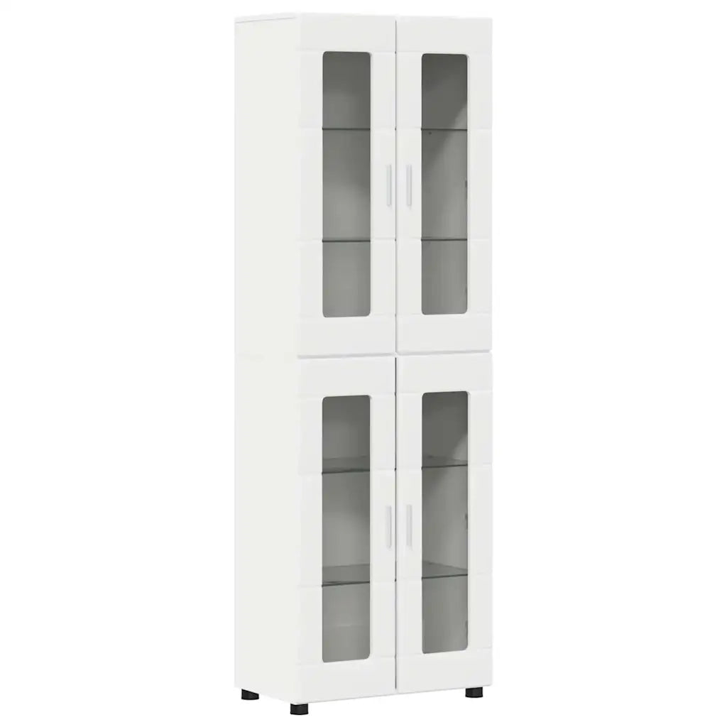 Set mobile TV con cassetto FLORIN Bianco Legno multistrato