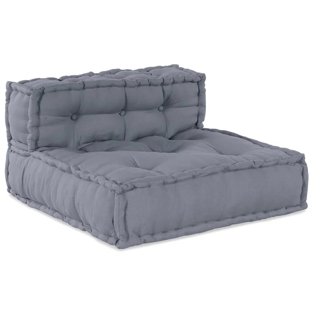 vidaXL Cuscino 4 pcs Grigio 70 x 70 x 54 cm Poliestere