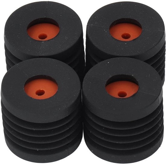 Supporto antivibrazione per 3D printer - Pieghe in gomma - Antiscivolo - Diametro esterno 29 mm - Altezza 26 mm - Dampened oscillatori