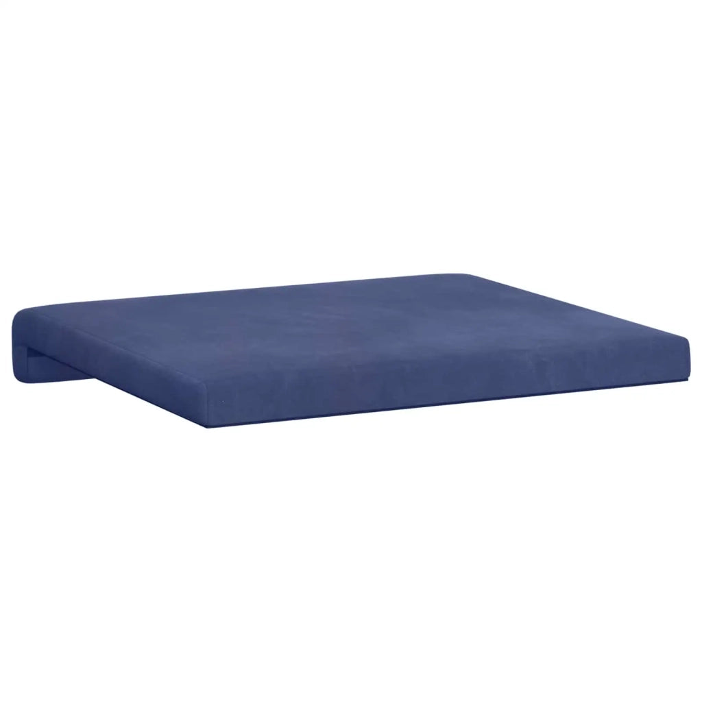 Cuscino per panchina 4 pcs Velluto Blu Polizia Profondità 35 cm 42043110